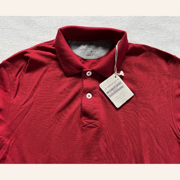 Brunello Cucinelli Men's Short-Sleeve Polo, size Small (46IT/36US) - Picture 2 of 4